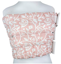 The Nustle featured in Lavana Blush Pink offers an elegant timeless feel with a lacy intimate design while still supporting healthy lactation, natural production or suppression of breastmilk through the application of heat or cold therapy.  The wrap is a non-ingestible breastfeeding aid that offers full coverage, hands-free pumping, with a soft and conforming patent-pending design. The Nustle has shown to help with mastitis, engorgement, clogged ducts, and so much more, a must have for mama